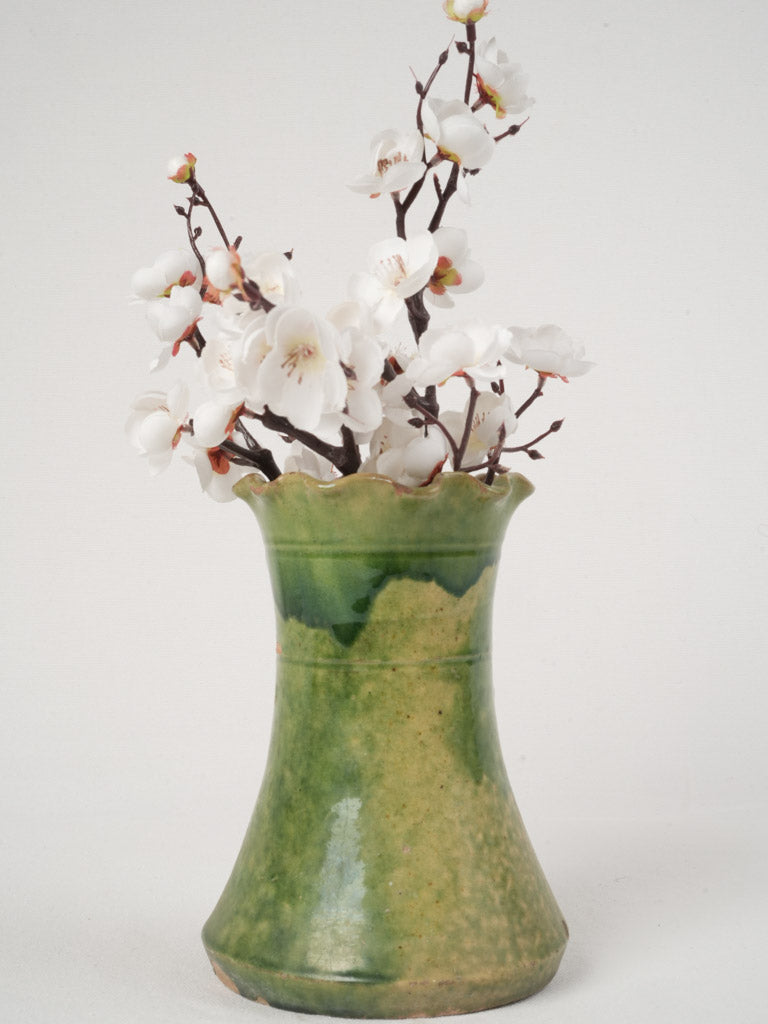 Unique Handcrafted Wavy Rim Vase