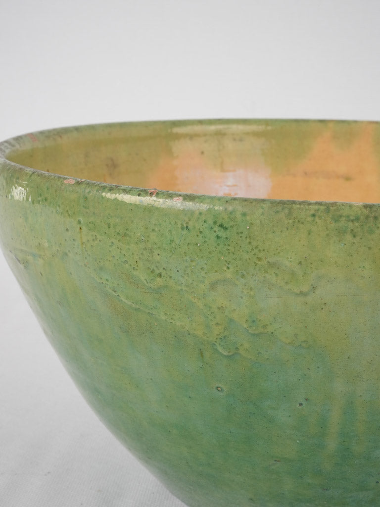 Provincial green and yellow fruit bowl