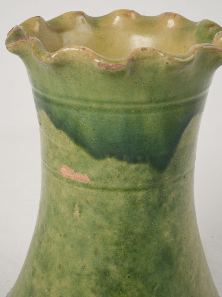 Earthy Vintage French Pottery Vase