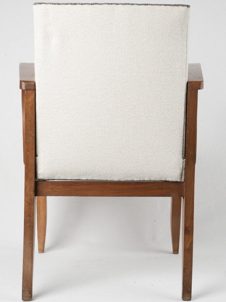 Vintage bouclé Art Deco armchair