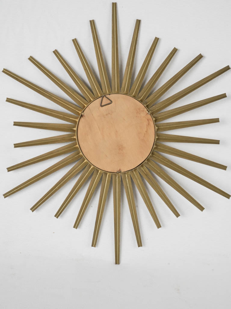 Retro style sunburst mirror