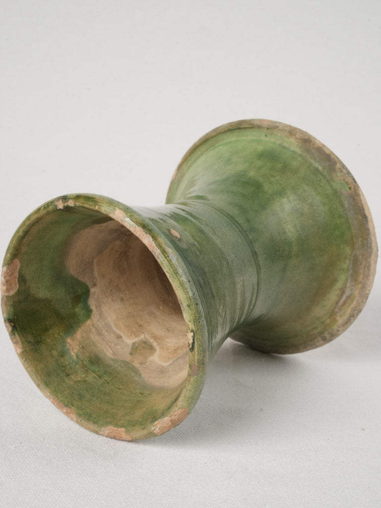 Matte Finish Green Terracotta Vase