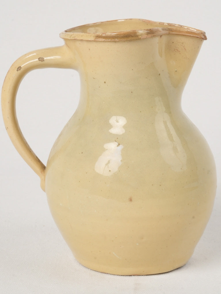 Traditional Handcrafted Savoy Yellow Pitcher