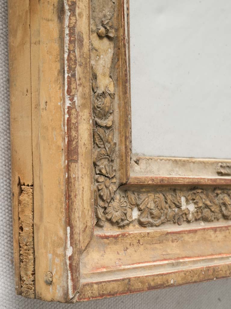 Faded classic decorative bathroom mirror