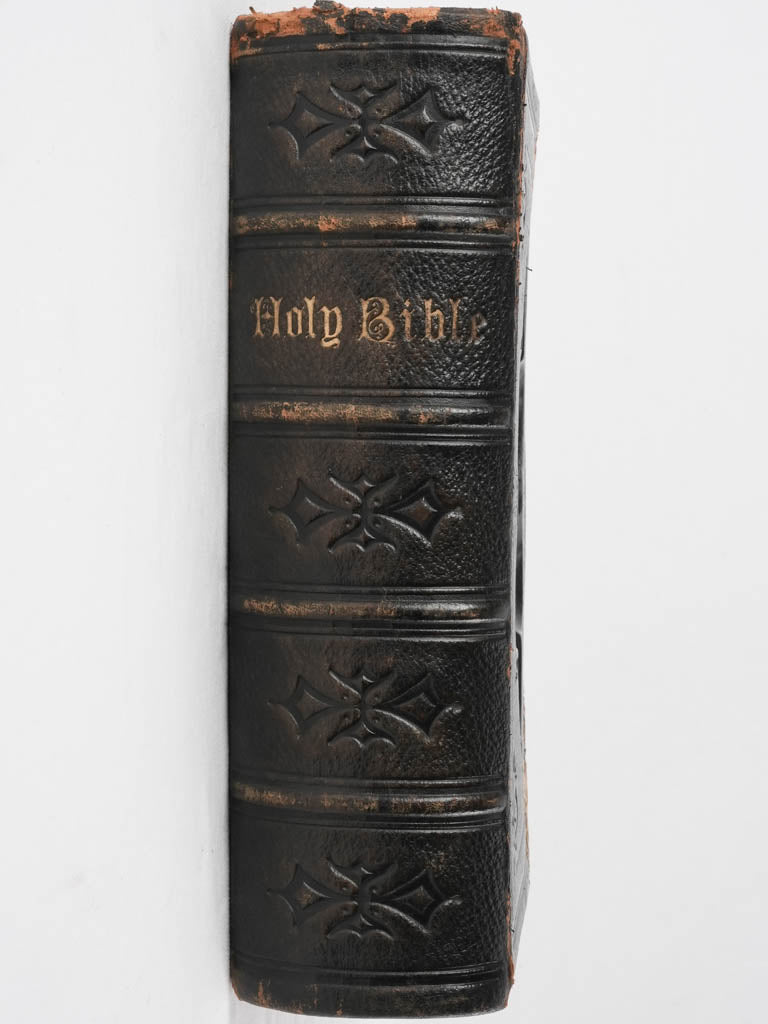 Heirloom-quality English leather Bible