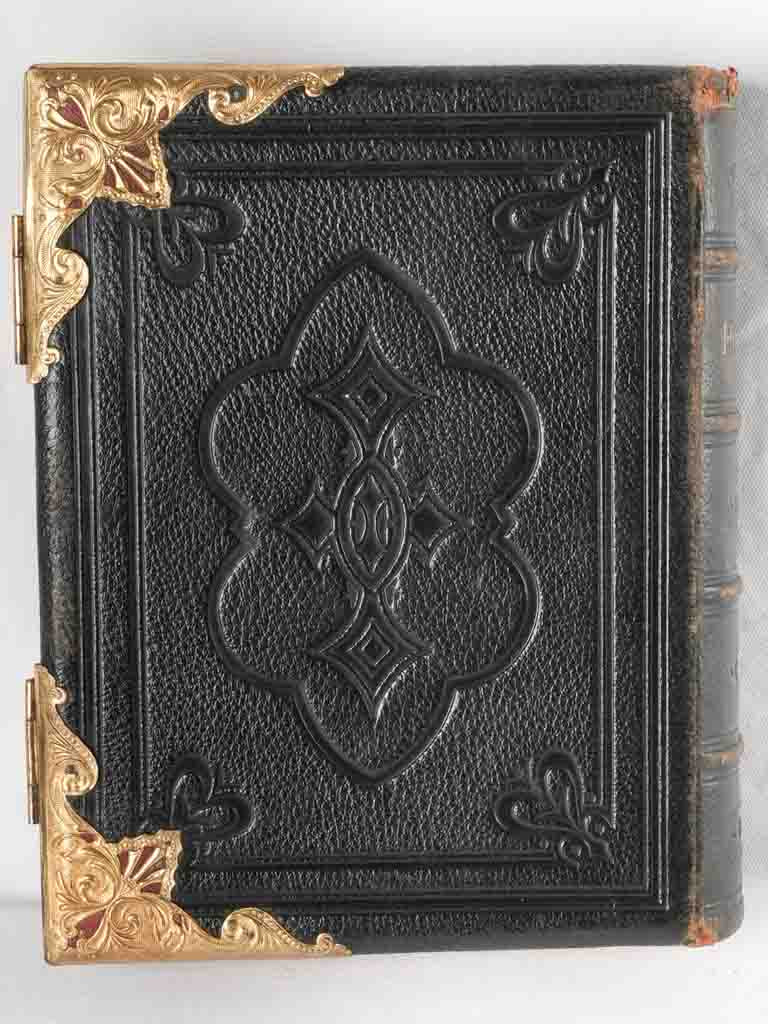 Aged gilded-cover antique Bible