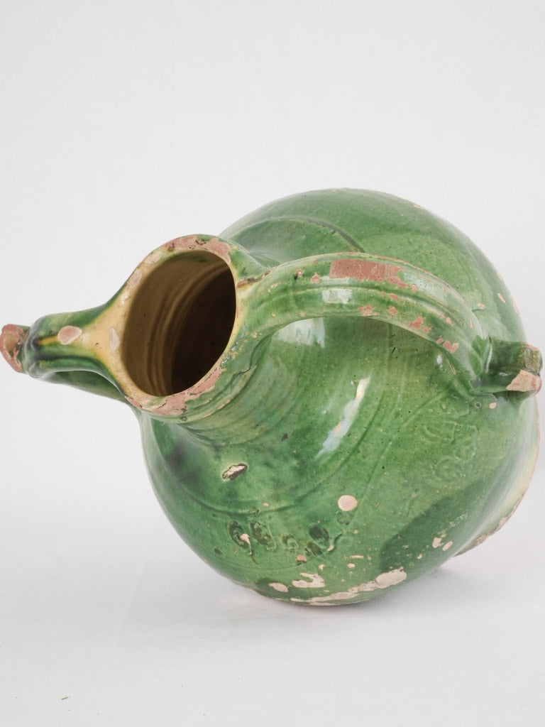 Classic green French ornamental ewer