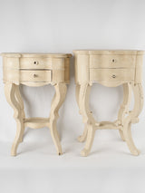 Charming antique Neapolitan nightstands