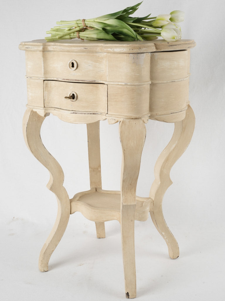 Vintage Italian oak nightstands