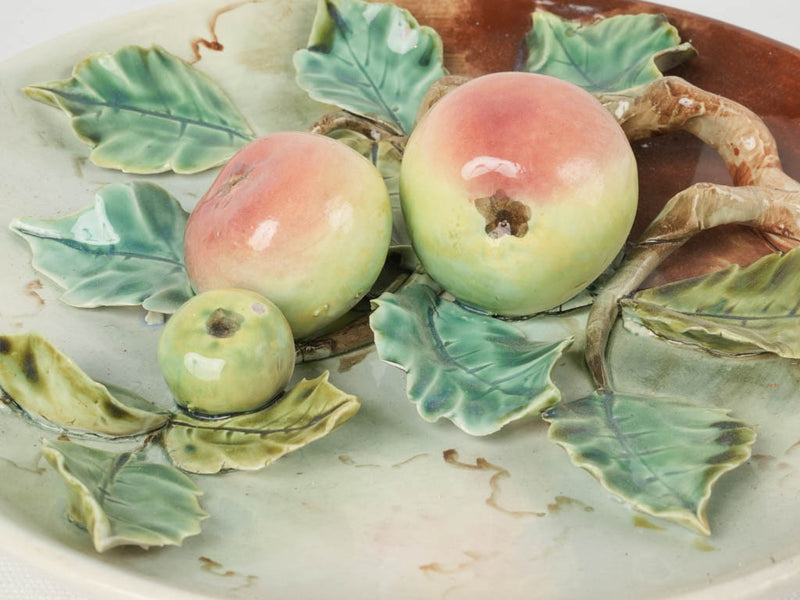 Decorative Nineteenth Century Majolica Plate