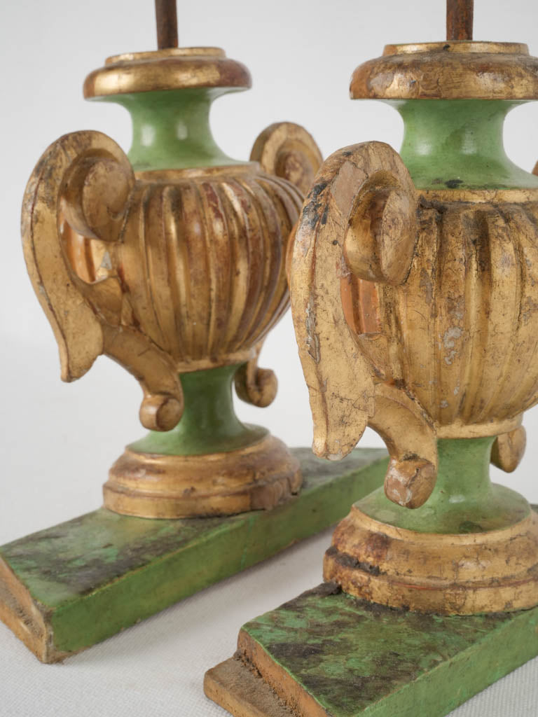 Historical Medici Urn Style Candlesticks