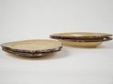 Vintage French country oval bowls