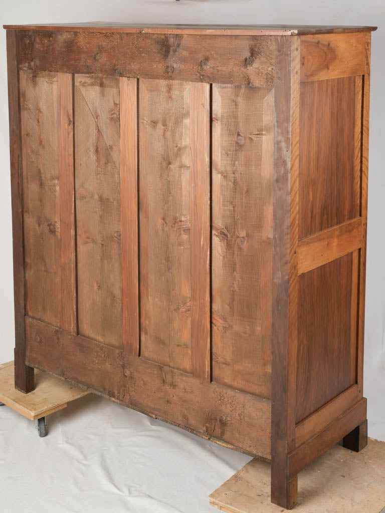 Elegant Walnut 19th-Century Church Priest's Cabinet