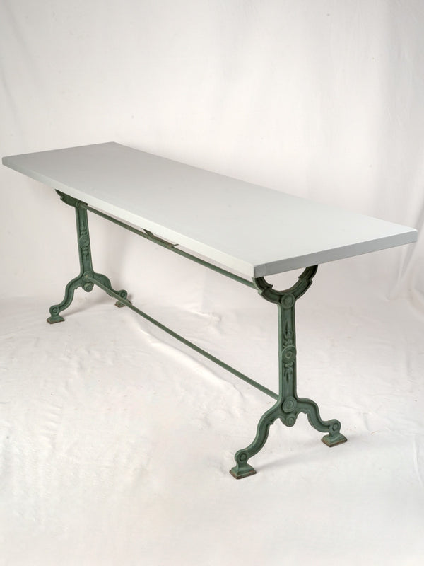 Antique French Grey Bistro Table