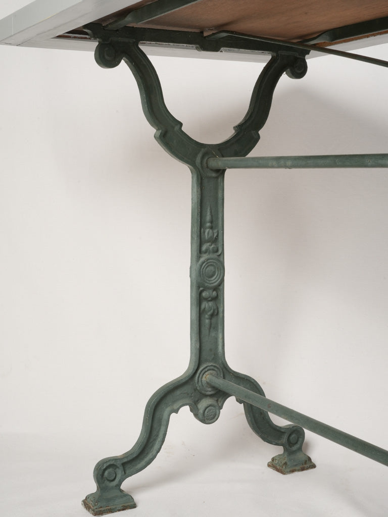 Rustic Cast Iron Garden Table