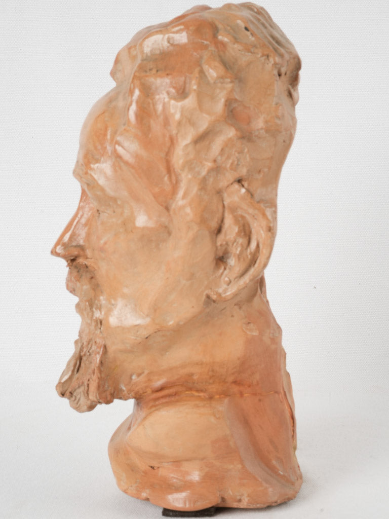 Distinctive 1950s rugged terracotta sculpture