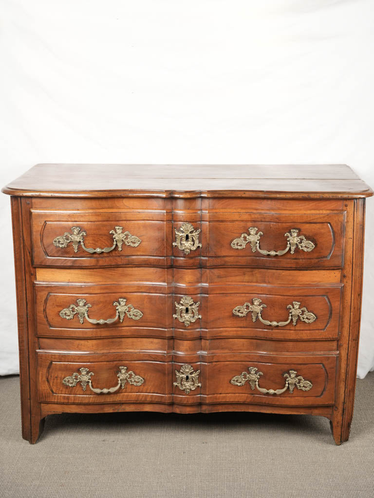 Elegant 18th Century Bronze-handled Chest