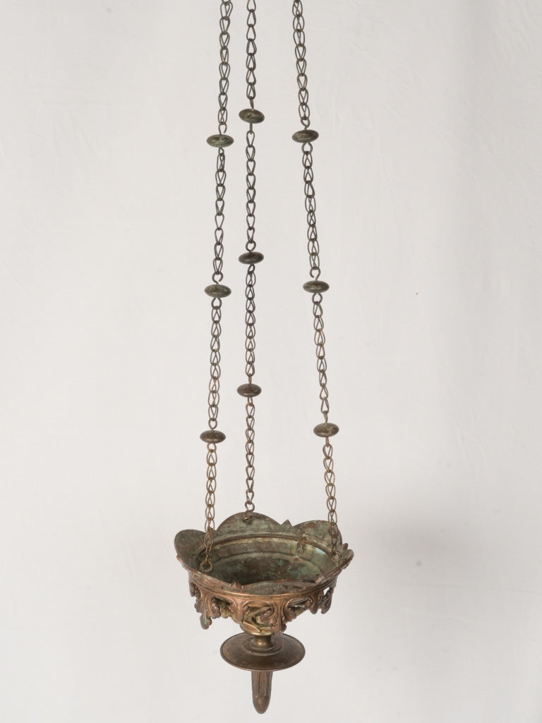 Ornate 19th-Century Chapel Pendant Lamp