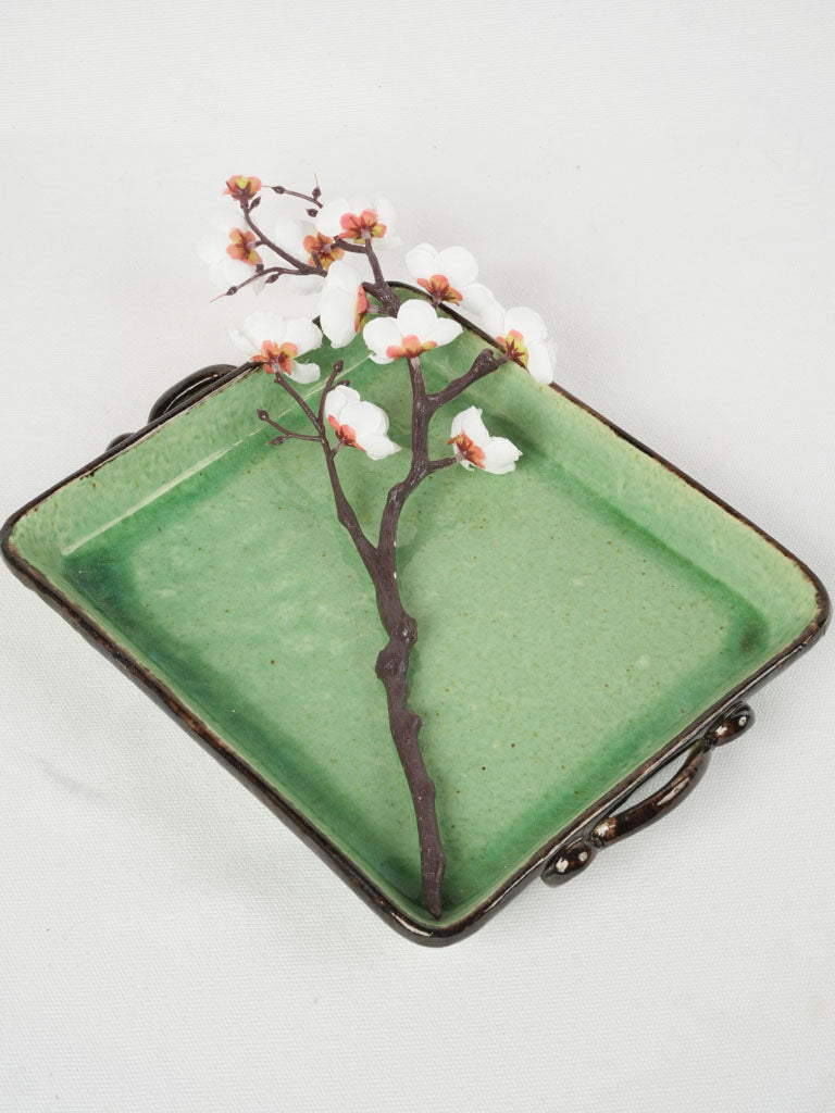 French ceramic aperitif serving dish 