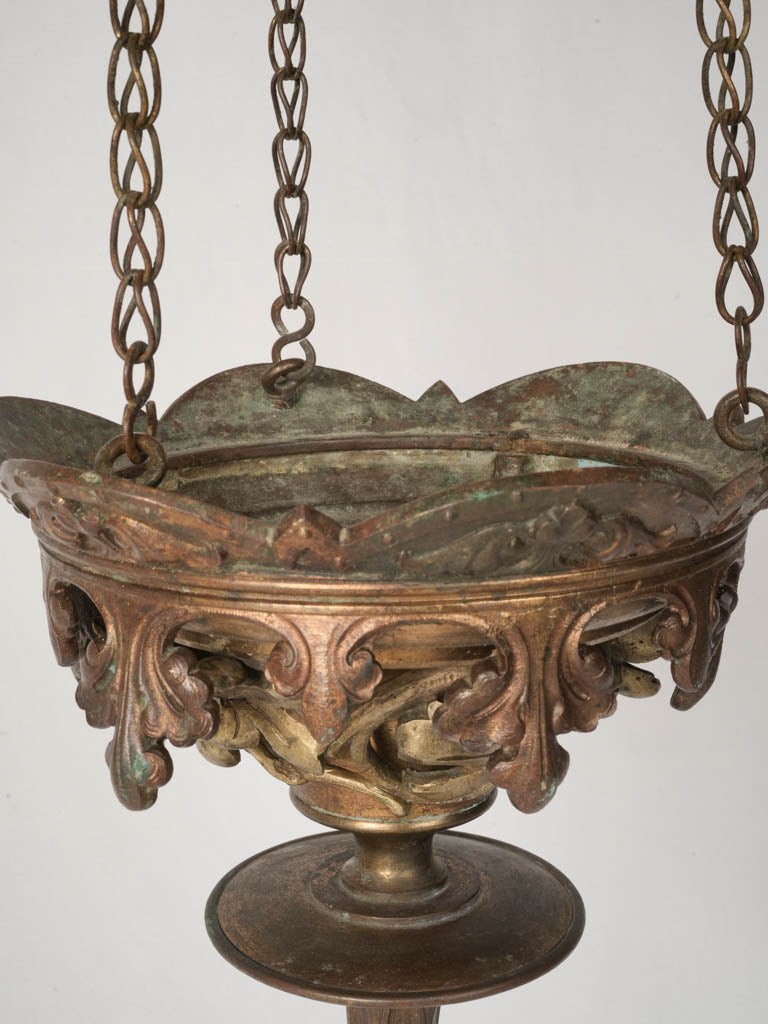 Rich Patina Antique Hanging Sculpture