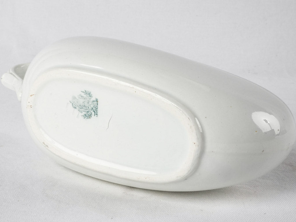 Victorian-style porcelain chamber Bourdalou