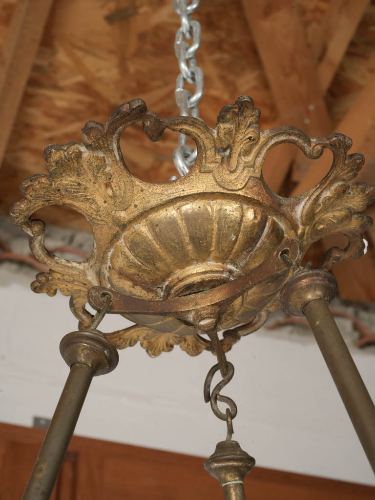 Antique Gothic Foliate Chandelier