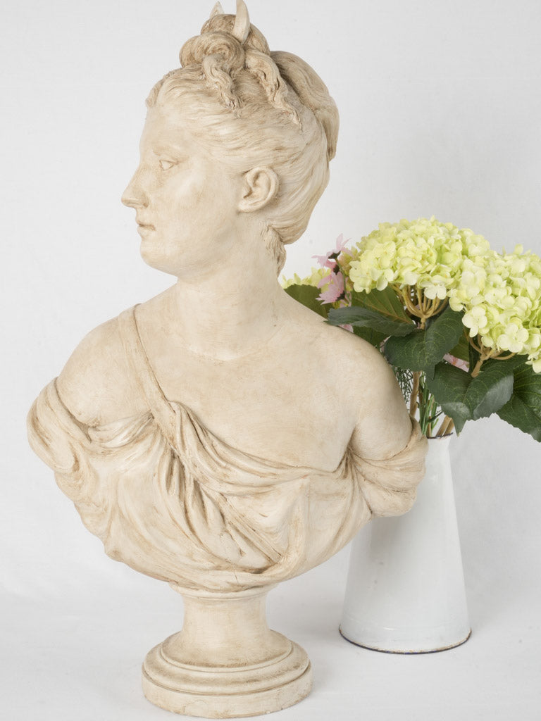 Signed Houdon 19th-century sculpture