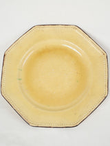 Vintage yellow Poët-Laval platter 