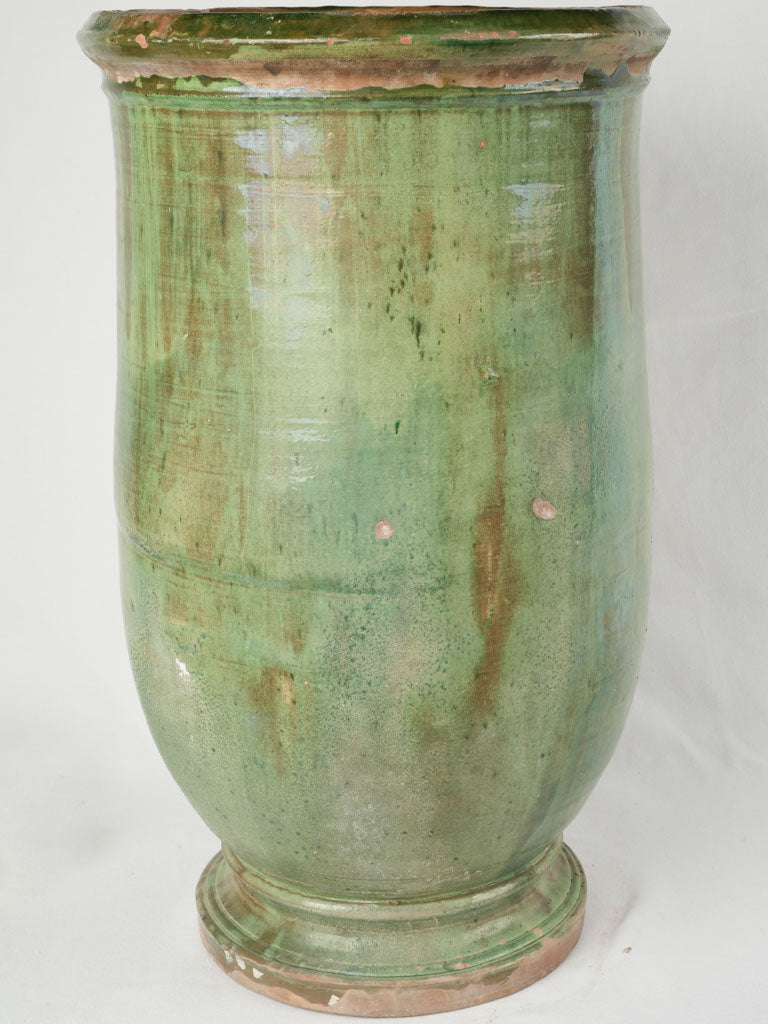 Classic Tournac green glazed jar