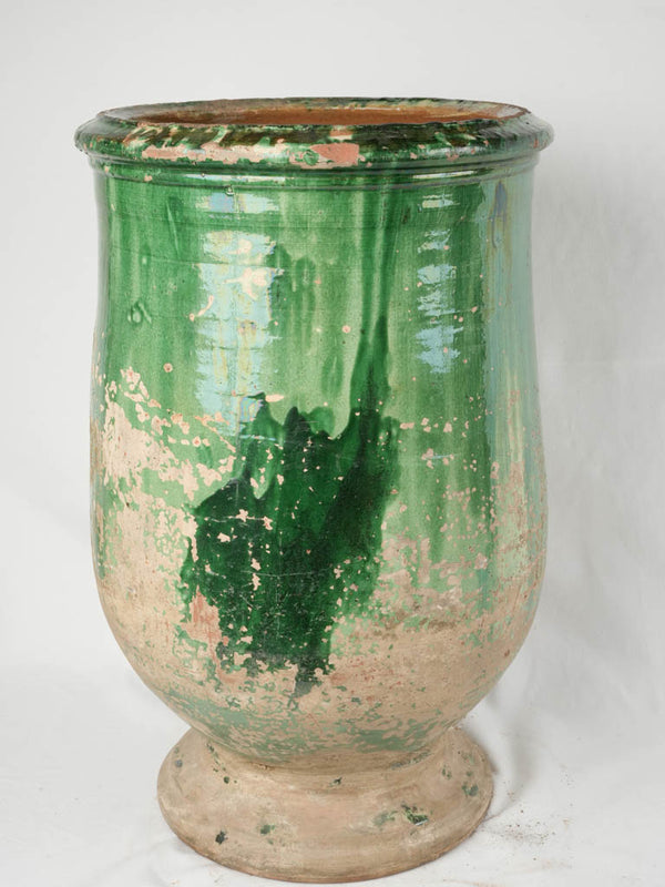 Antique Tournac terracotta olive jar