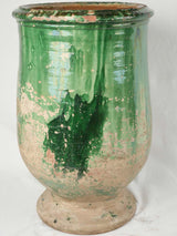 Time-worn 19th-century elongated tulip jar