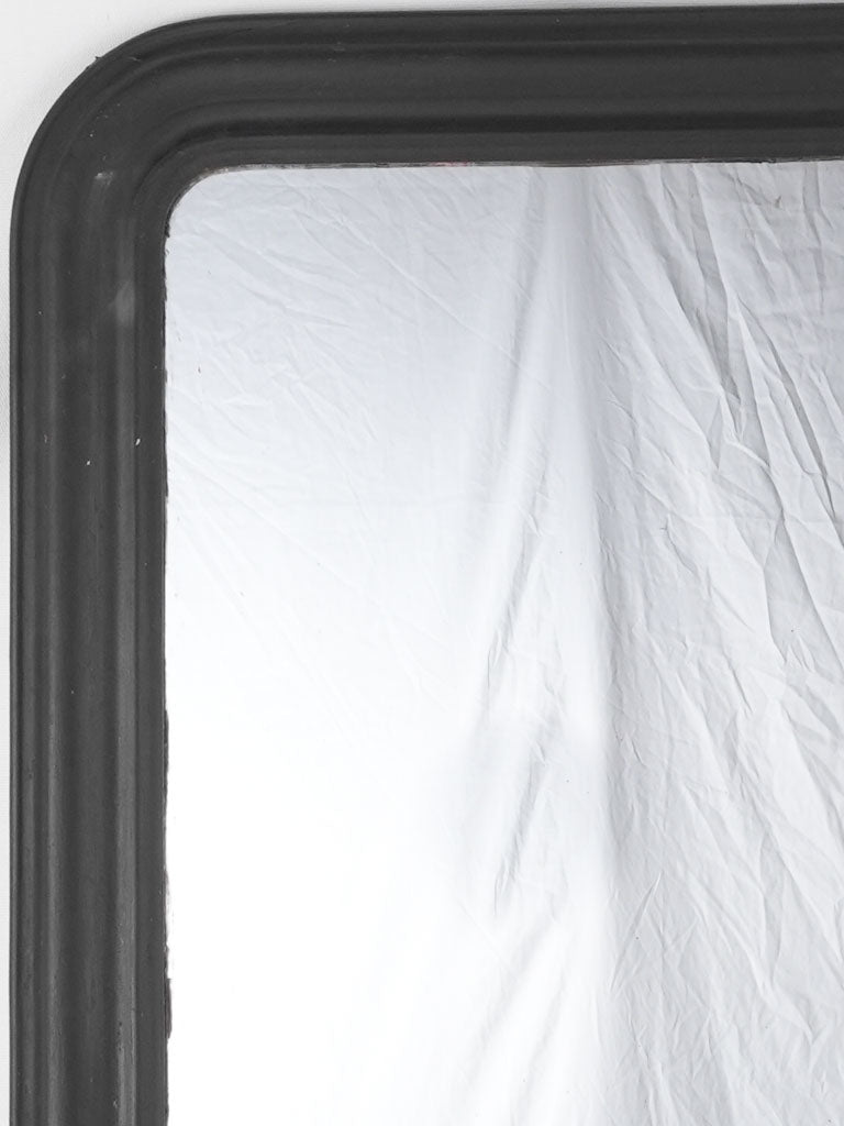 RESERVED CS 19th century Louis Philippe mirror w/ black frame 37½" x 24½"