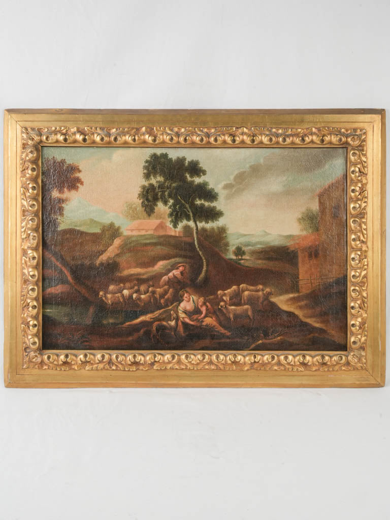 Exquisite antique oil painting