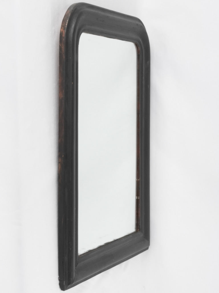 RESERVED CS 19th century Louis Philippe mirror w/ black frame 37½" x 24½"