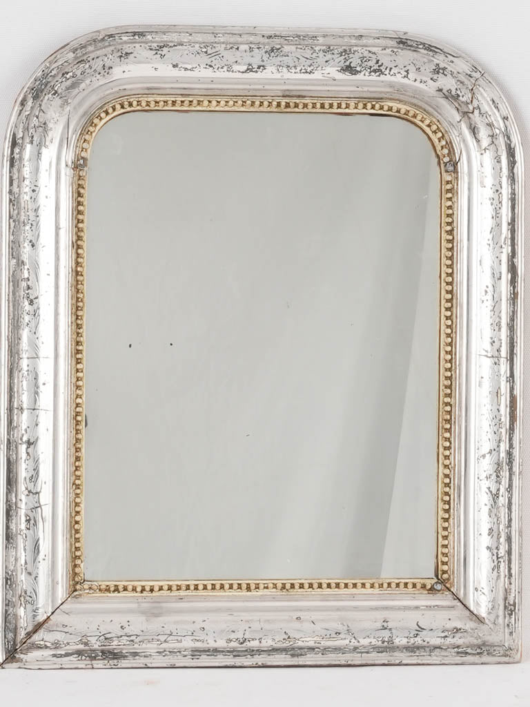 Antique silver Louis Philippe mirror