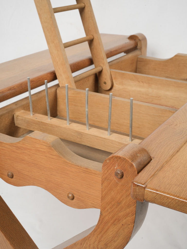 Classic French oak work table  