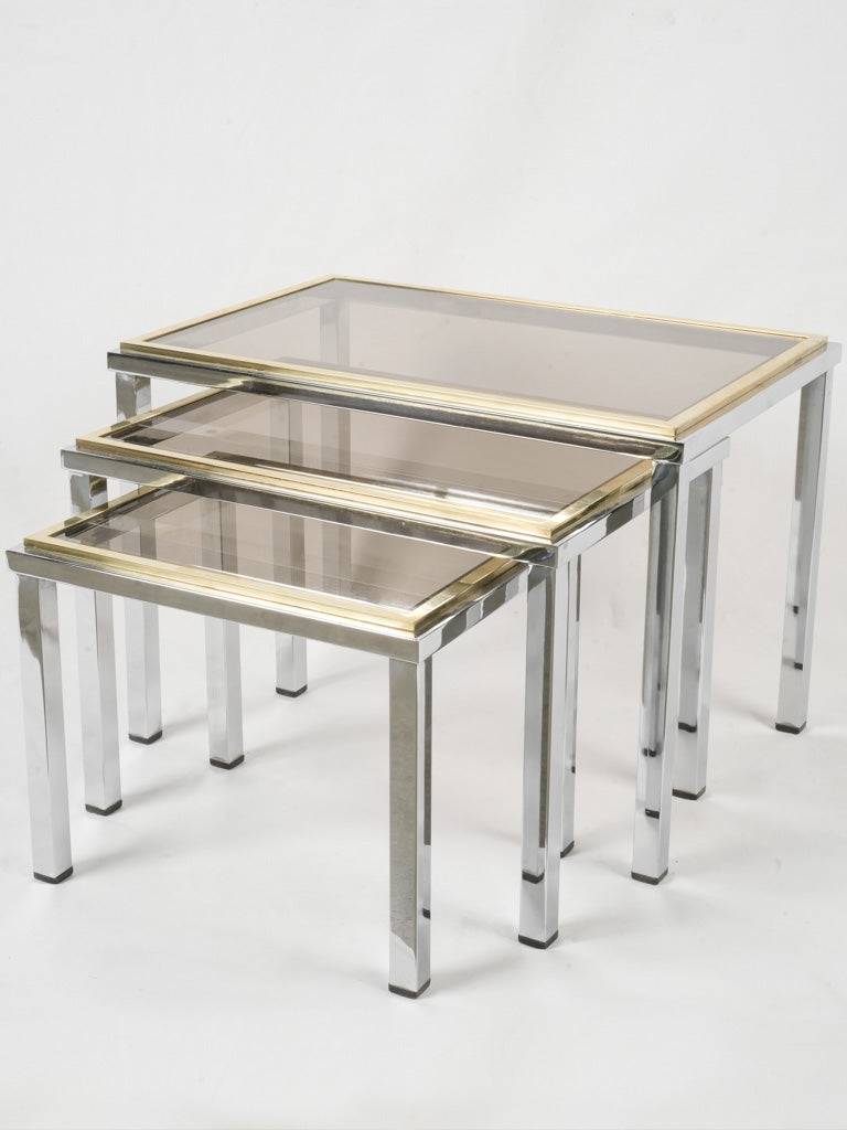 Vintage chic nesting tables