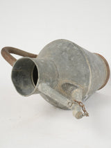 Artisanal French antique small watering can