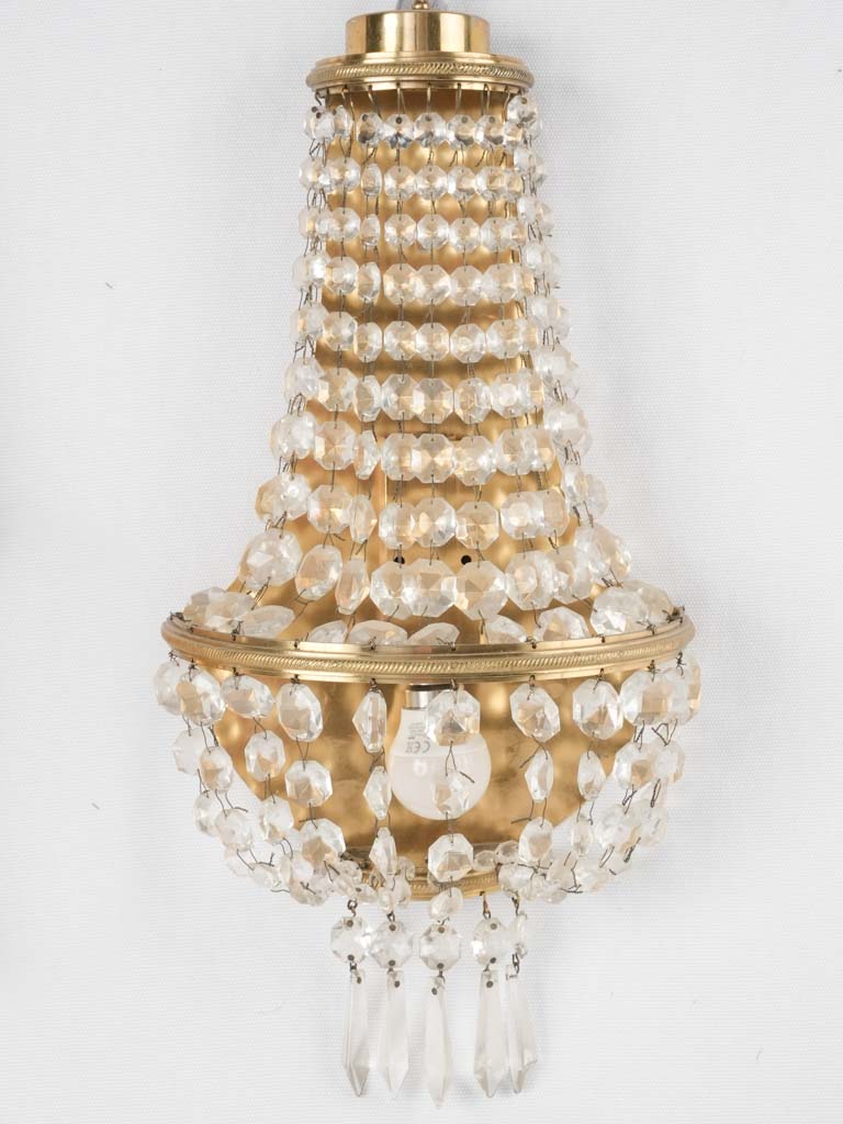 Elegant Napoleon III sconce pair