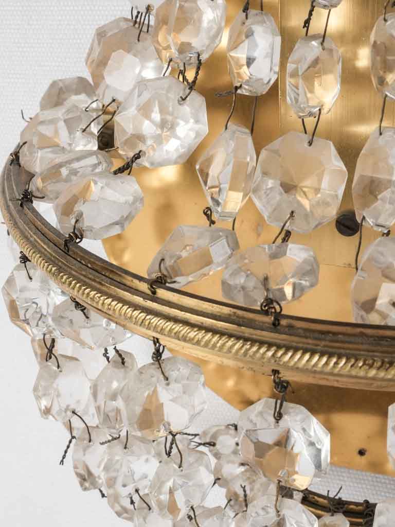 Ornate French Montgolfier light sconces