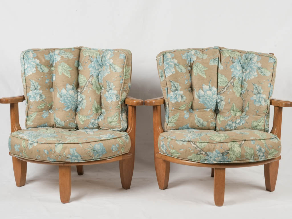 Timeless floral fabric chairs  