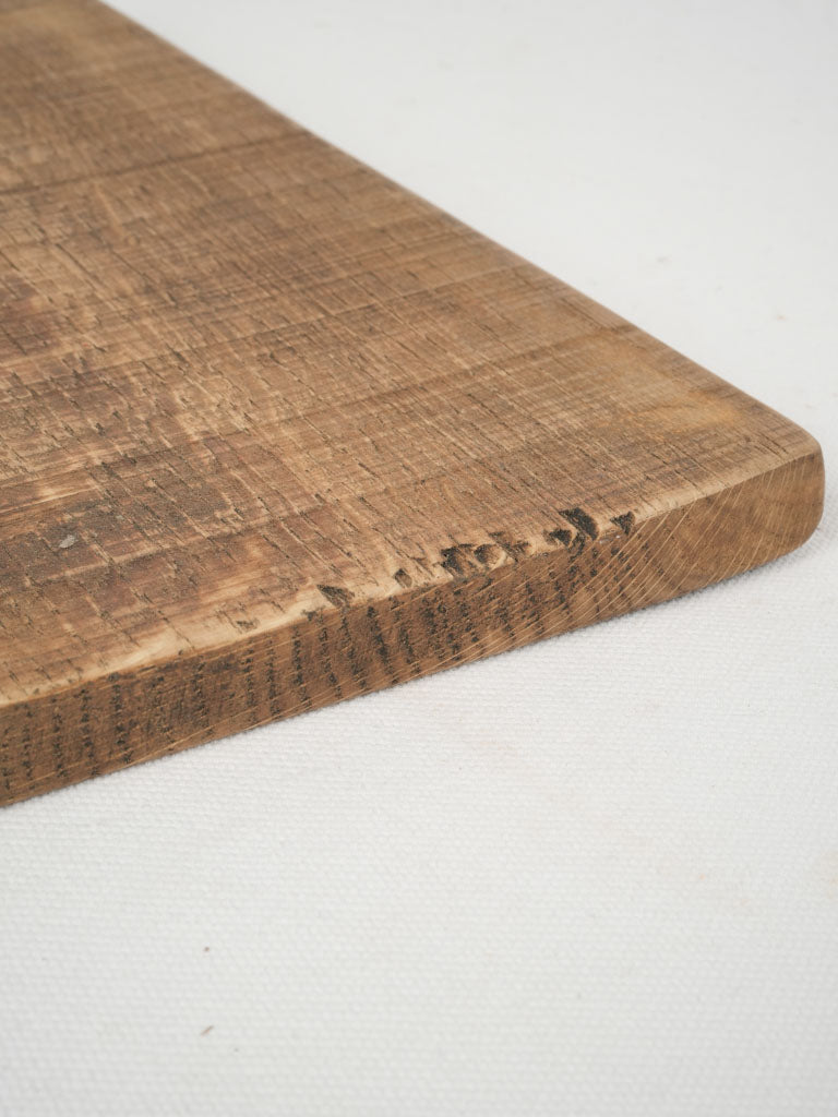 Rustic retrofitted handle chopping board