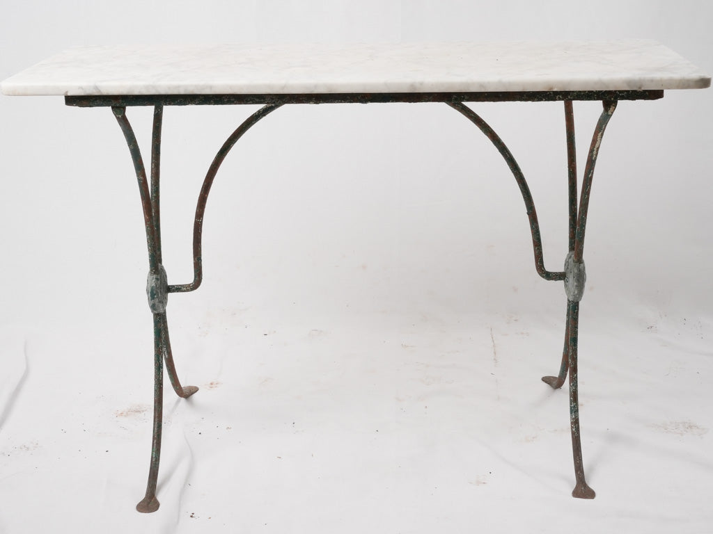 Old-world charm garden marble table