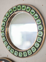 Handmade vintage gold-framed mirror