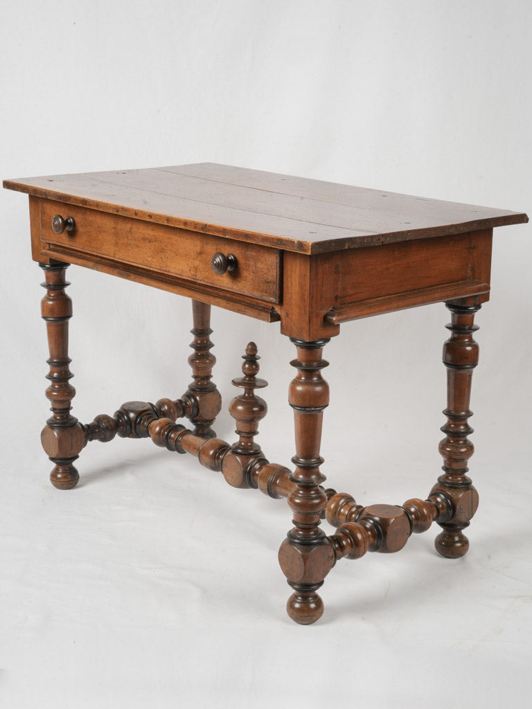 Elegant walnut writing table