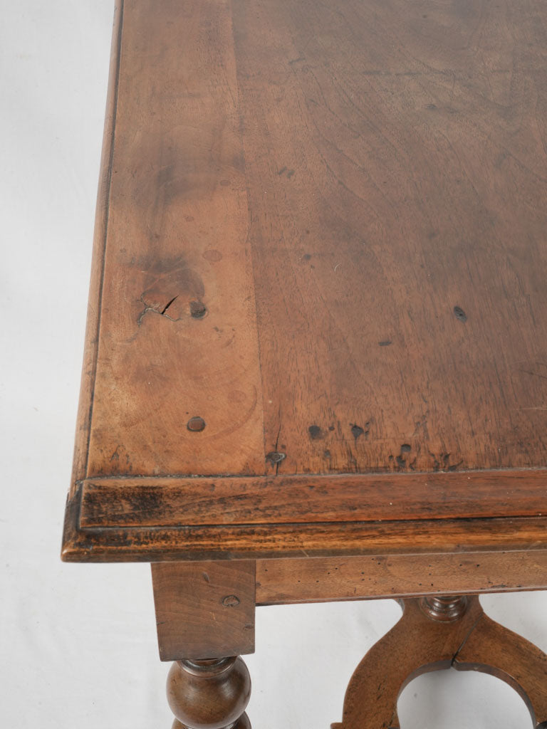 Classic French walnut writing desk  