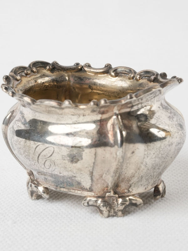 Vintage English Sterling Silver Salt Cellar