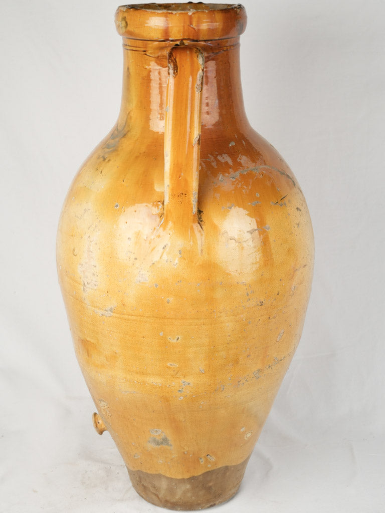 Exquisite timeworn terracotta amphora