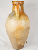 Elegant yellow ocher antique amphora