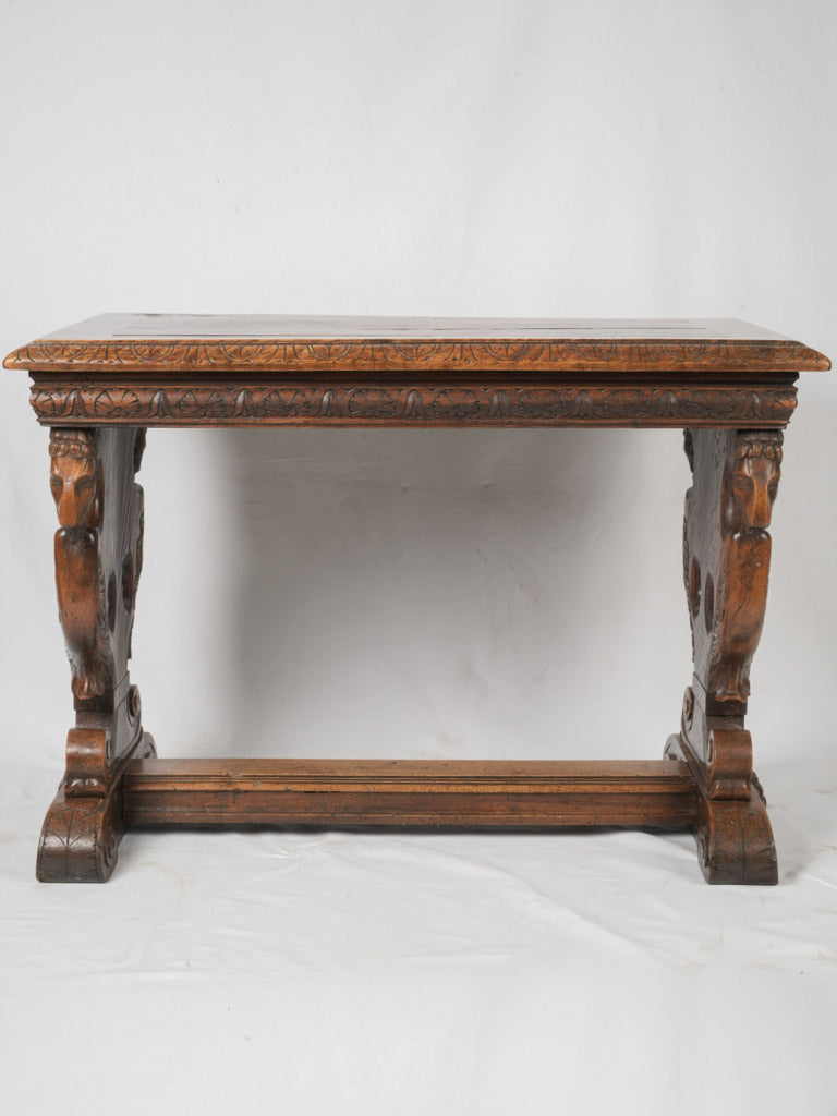 Renaissance style console table  